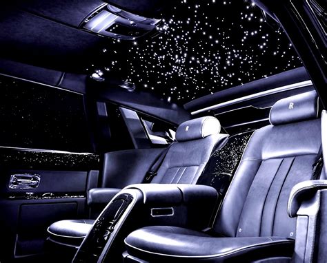What car has stars in the ceiling?